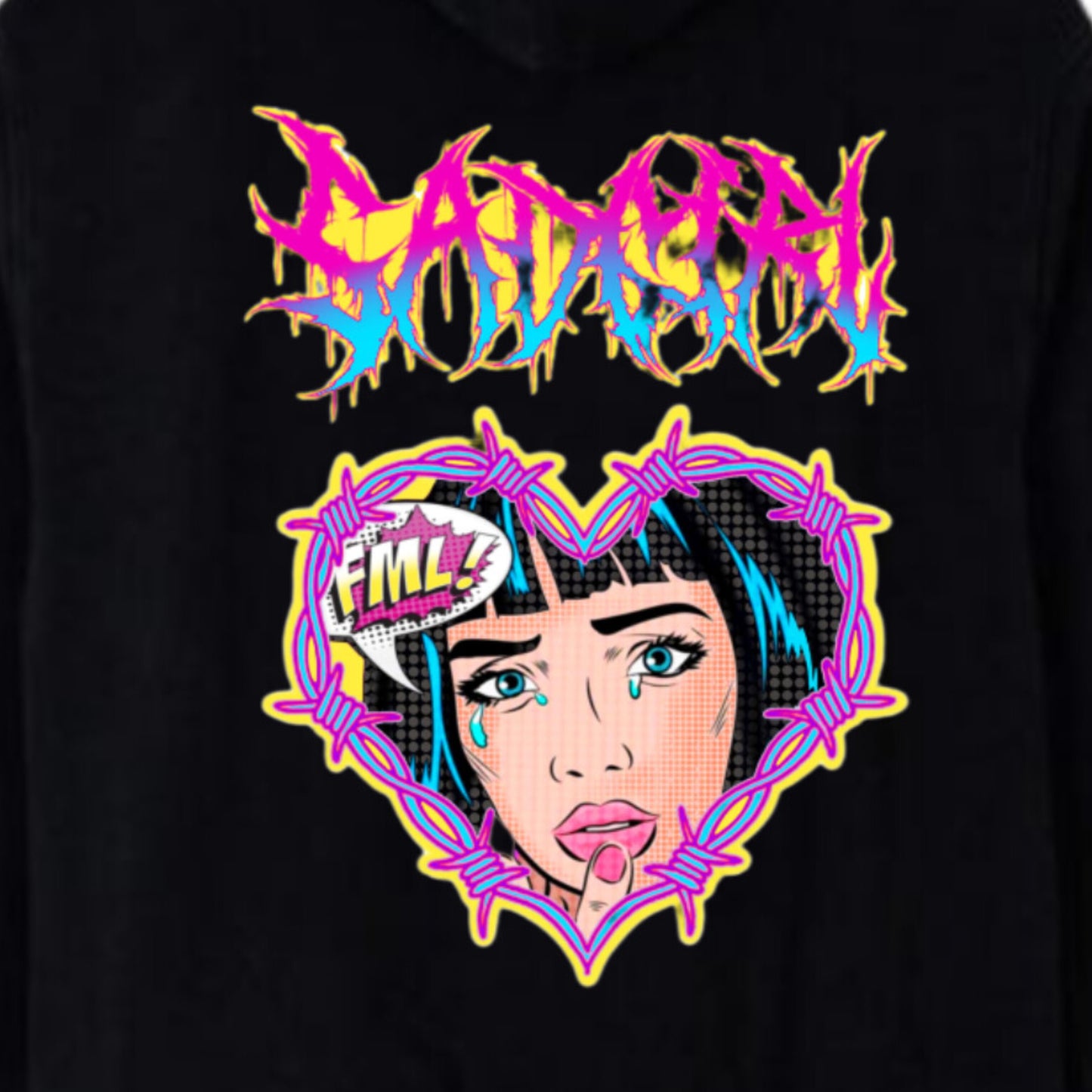 FML Sad Girl Hoodie